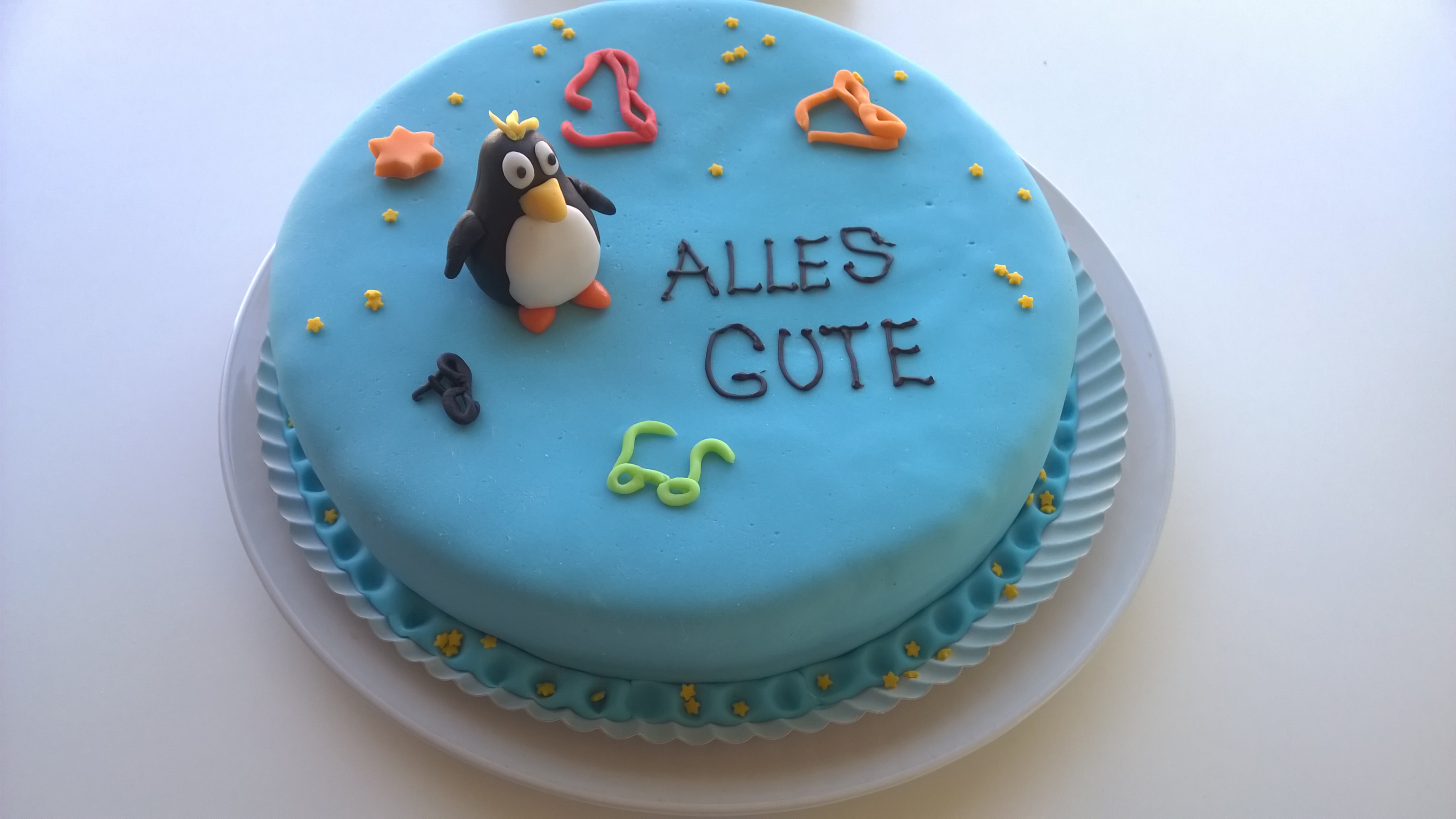 Pinguin Torte
