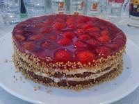 Schoko Erdbeer Torte